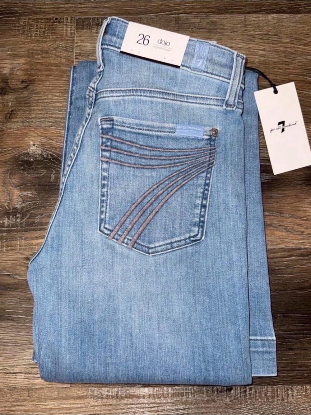 NWT 7 For All Mankind Dojo Jeans 7FAMK - Picture 2 of 7